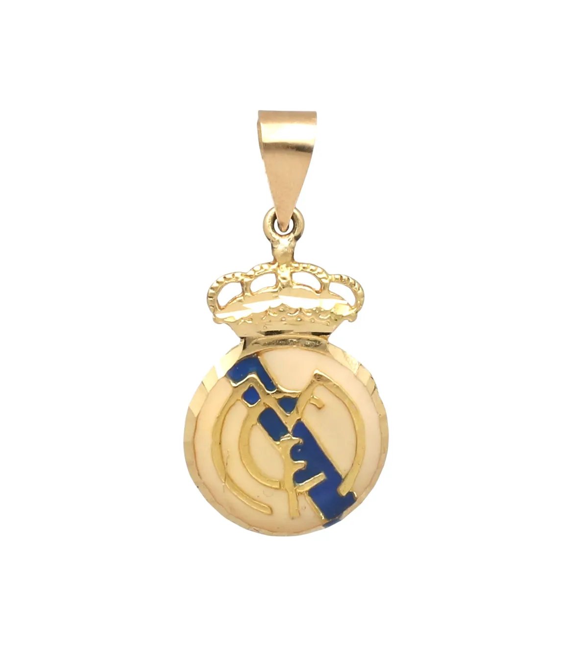 Colgante de oro 18k escudo Real Madrid 033_BB_25F10 colgante-de-oro-escudo-del-real-madrid-033_BB_25F10