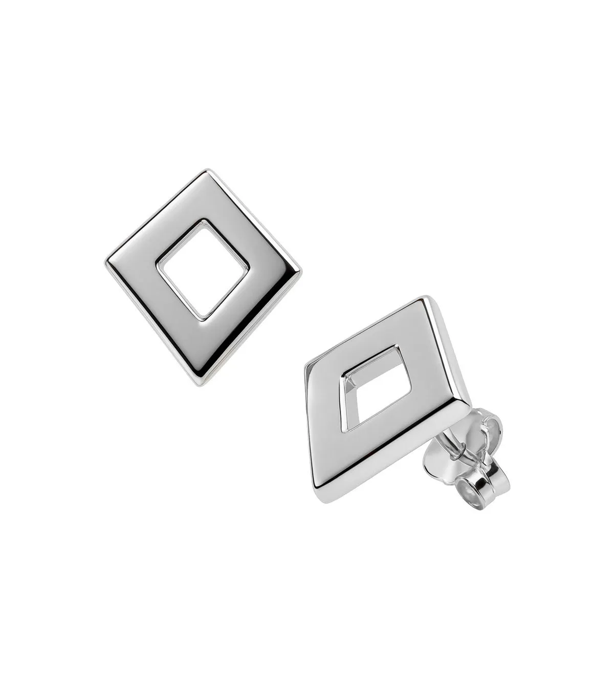 Pendientes de plata como rombos 266_016393 pendientes-de-plata-chapada-como-rombos-266_016393-1-1