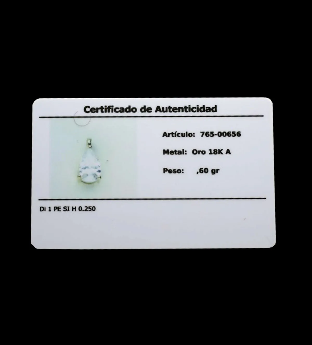 Gargantilla de oro 18k con brillante pera 243_765-00656 gargantilla de oro 18k con diamante talla pera 243_765-00656_TARG