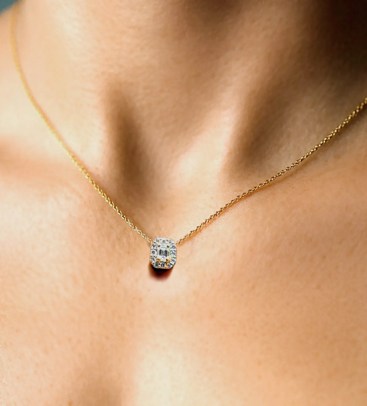 Gargantilla de oro 18k con diamantes naturales 243_765-00642 gargantilla de oro amarillo 18k con diamantes naturales 243_765-00642_10