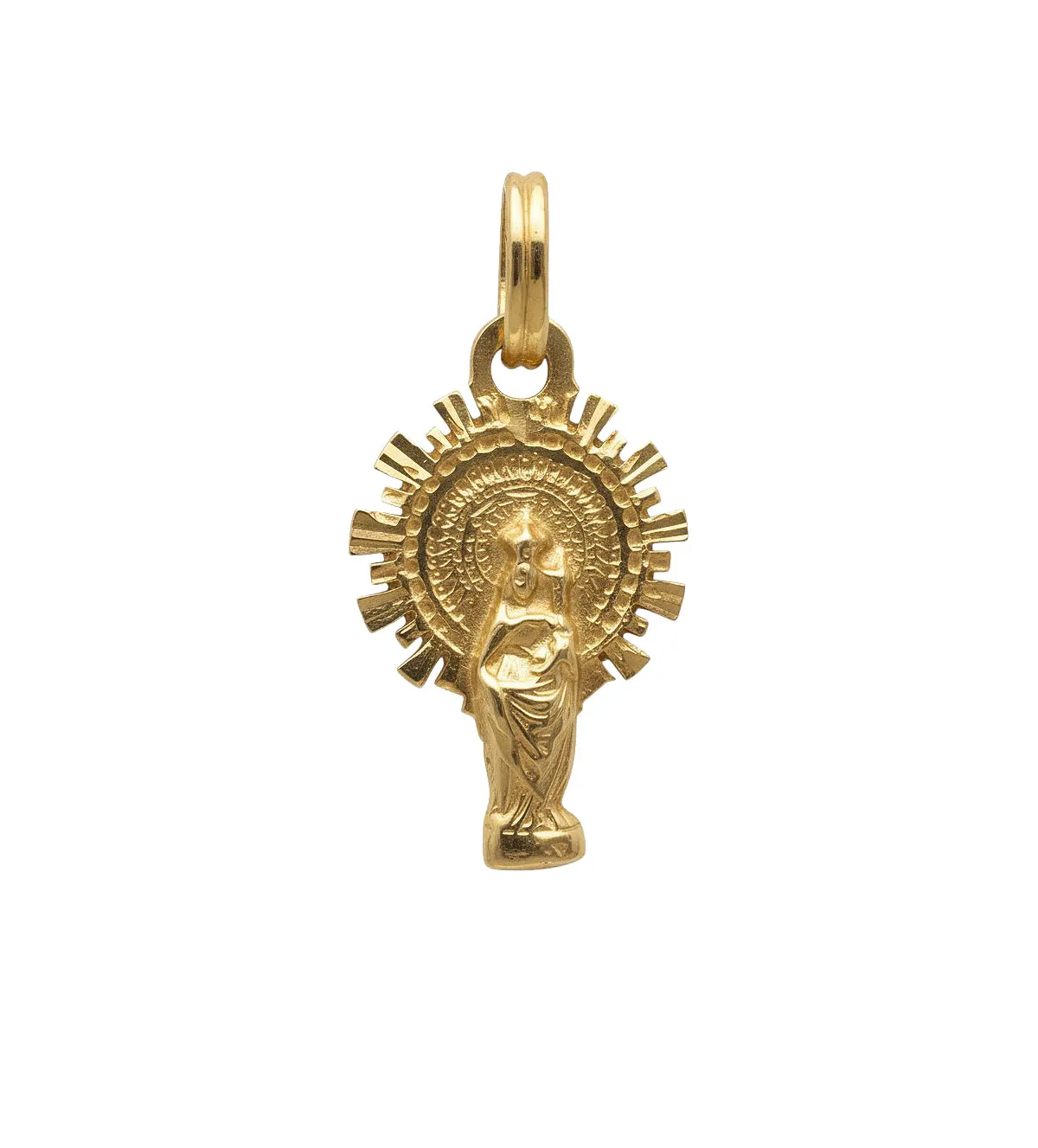 Medalla de oro 18k Virgen del Pilar 036_BB_25M30 medalla de oro 18k virgen del pilar 036_BB_25M30