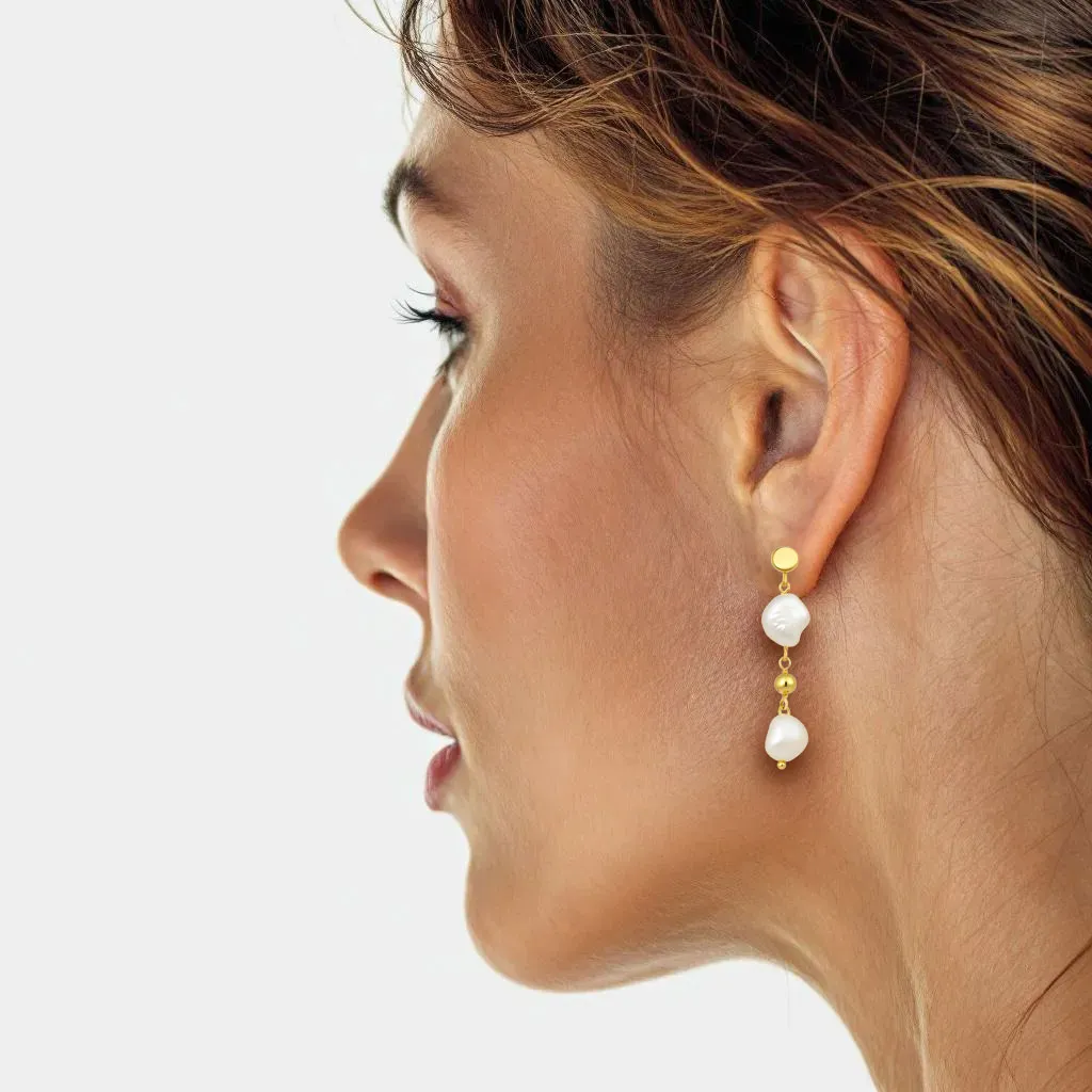 Pendientes de plata con perlas cultivadas 266_0110338 pendientes de plata chapada y perlas 266_0110338-2-1_10