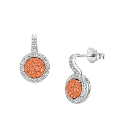 pendientes de plata con circvones y agata drusa 248_0409-4