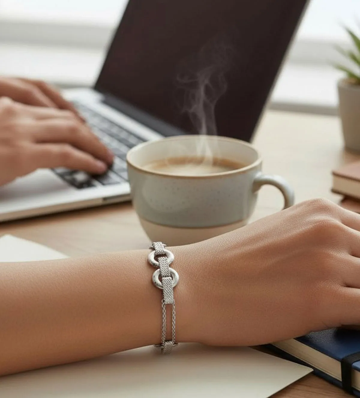 Pulsera de plata cadenas con círculos y gallones 266_0411070 pulsera de plata 266_0411070-1-1_11