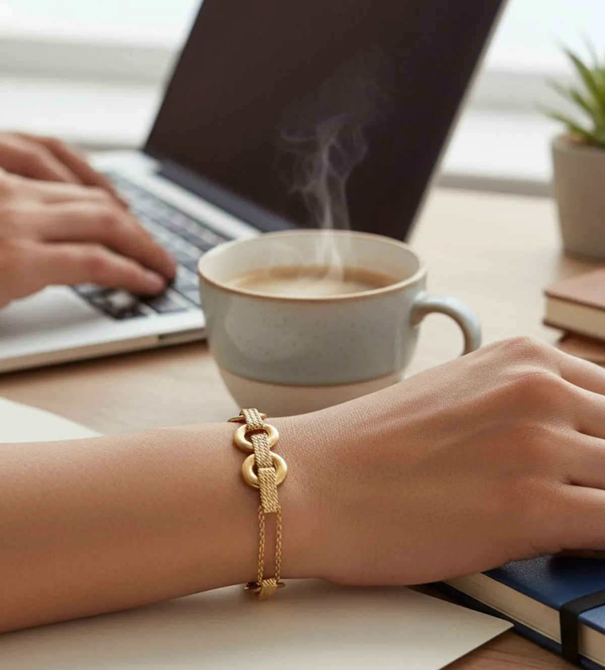 Pulsera de plata cadenas con círculos y gallones 266_0411070 pulsera de plata chapada 266_0411070-2-1_11