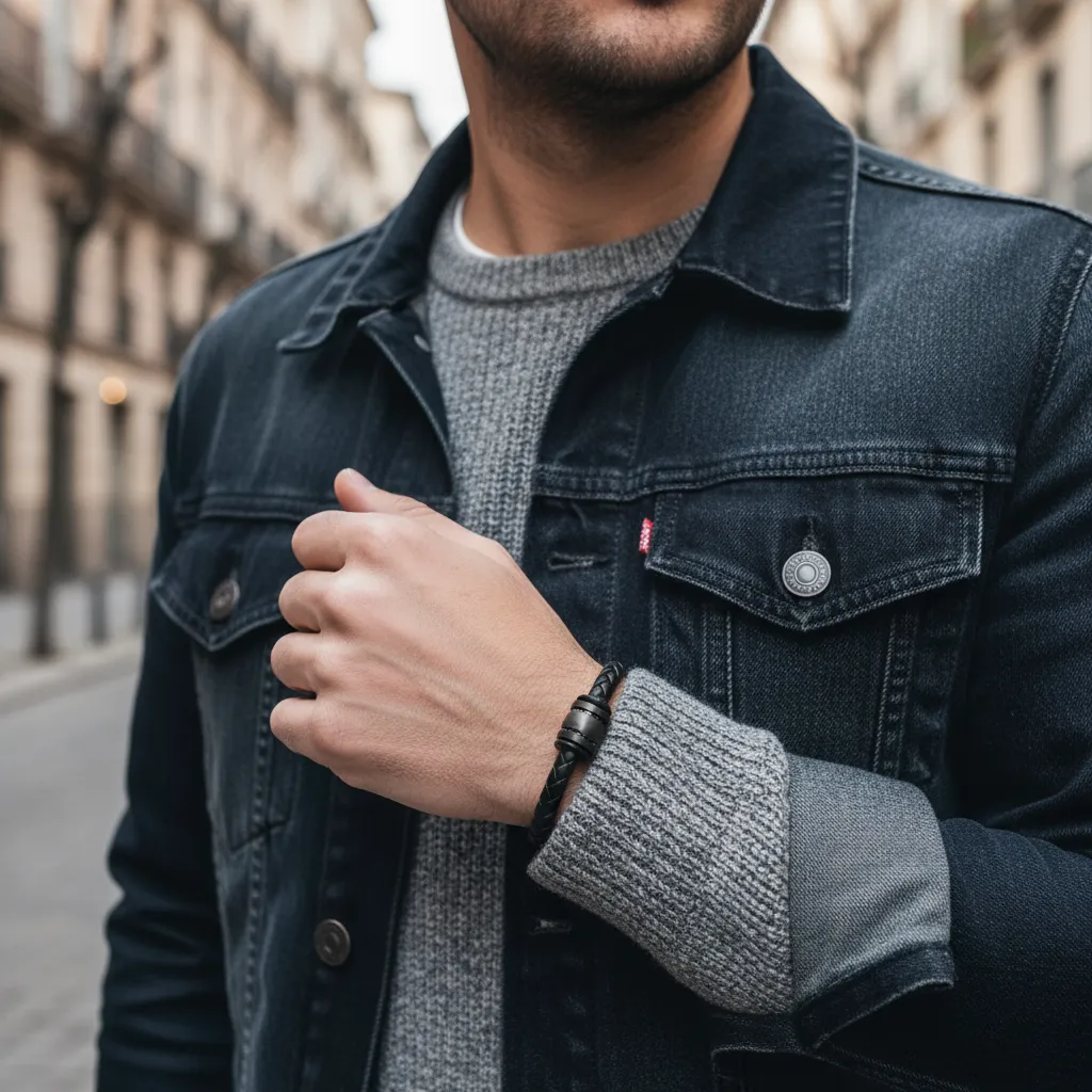 Abalorios para hombre detalles con caracter que definen el estilo masculino en 2026898