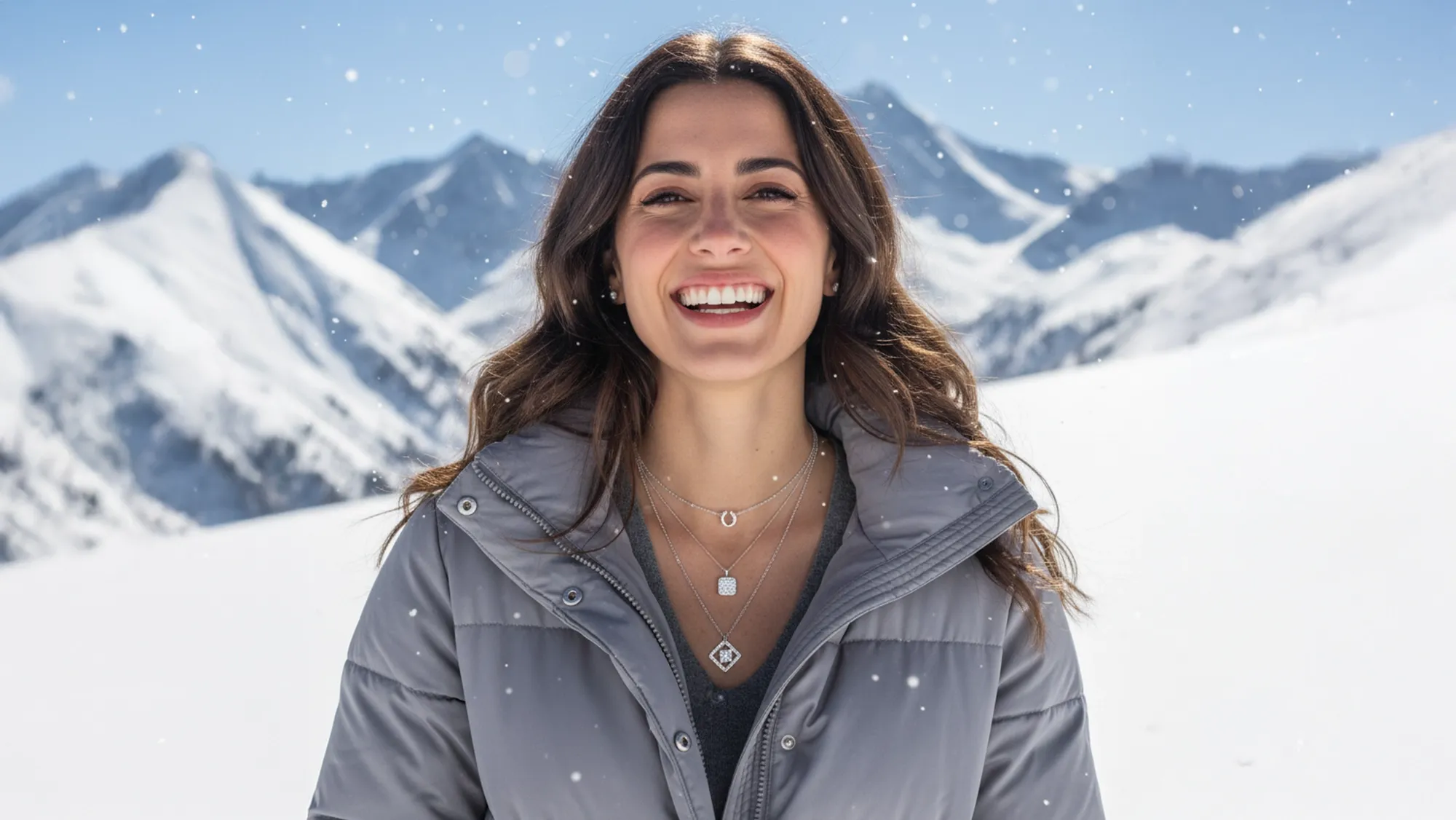 Collar de plata DESTAC navidad