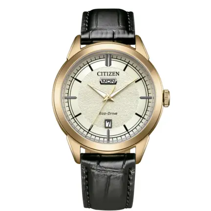 Reloj Elegant Citizen acero y piel Of Colleccion AW0153-04A