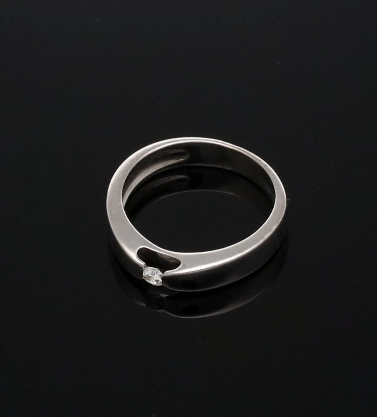 Anillo de compromiso oro blanco 18k con brillante 038_LO-044-25MY01 Anillo de compromiso oro blanco 18k con brillante 038_LO-044-25MY01 - Imagen 5