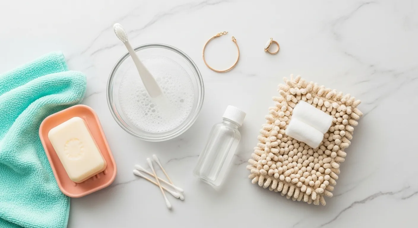 Oro Blanco ¿Cómo limpiar tus joyas en casa? Trucos profesionales para recuperar el brillo con poder este 2026 Como limpiar tus joyas de oro blanco en casa Trucos profesionales para recuperar el brillo este 20262