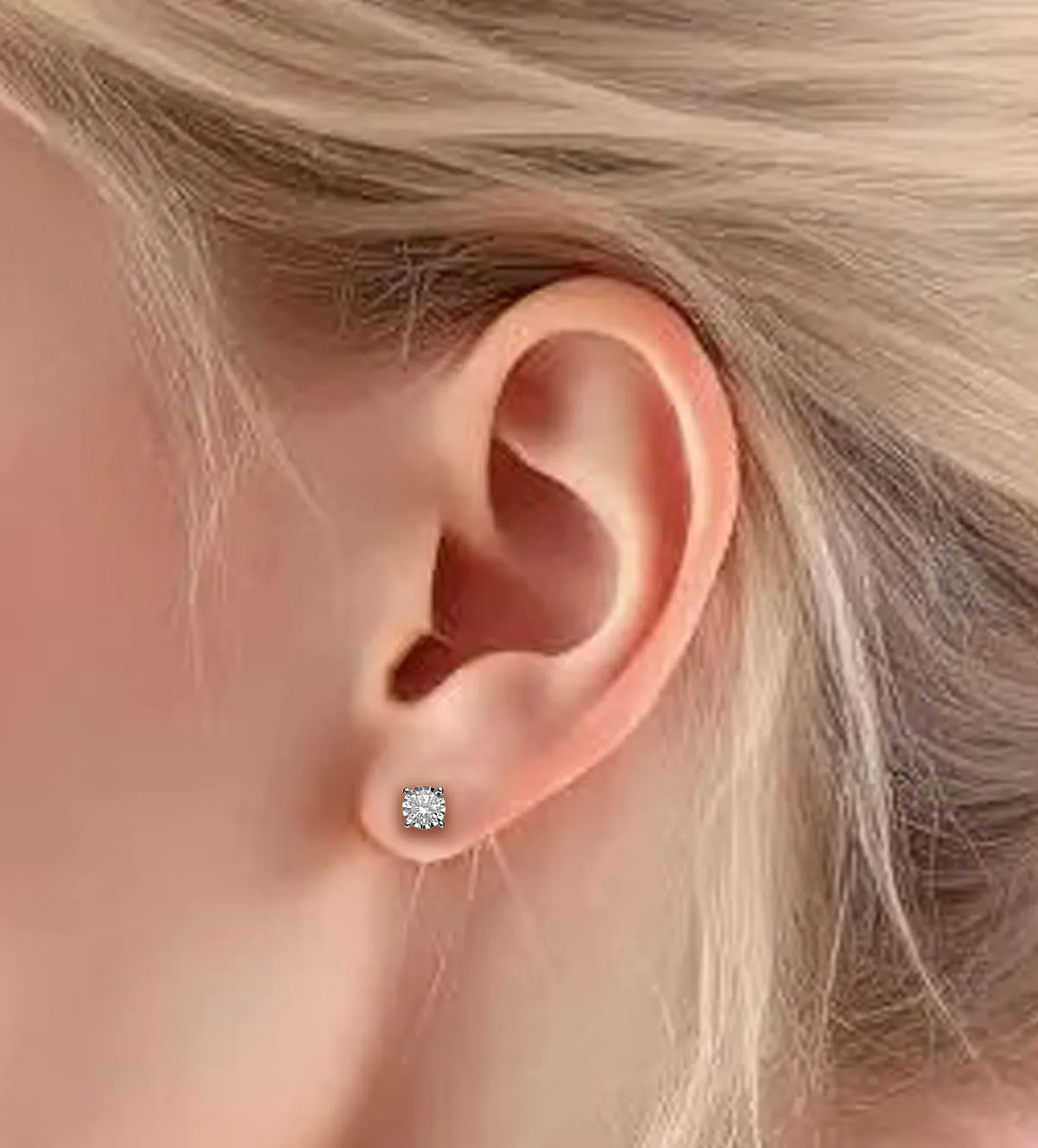 Pendientes de oro blanco 18k con brillantes 243_679-0038X Pendientes de oro blanco 18k con brillantes 243_679-0038X - Imagen 4